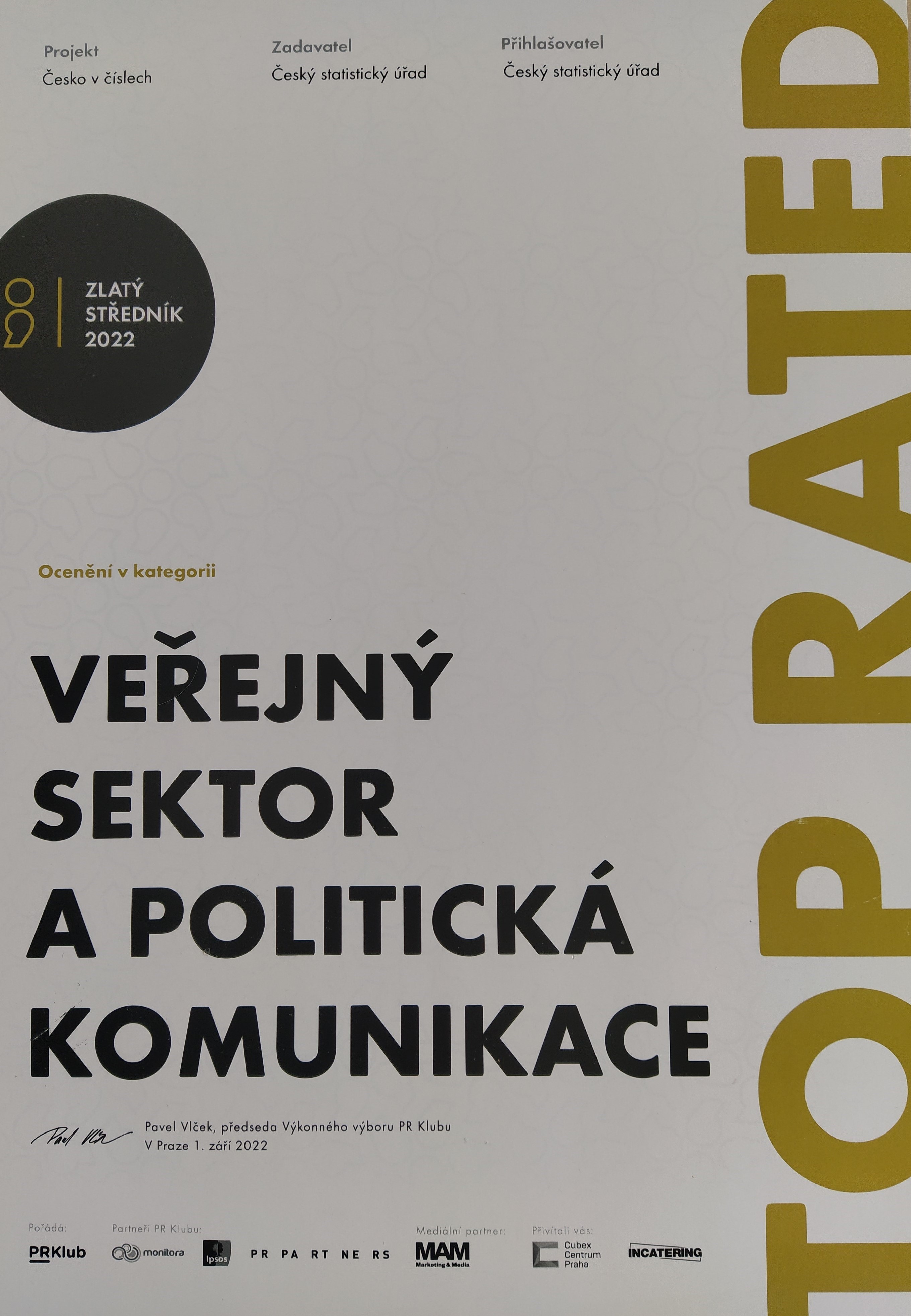 Ocenění Zlatý středník 2022