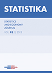 Obálka časopisu Statistika: Statistics anf Economy Journal