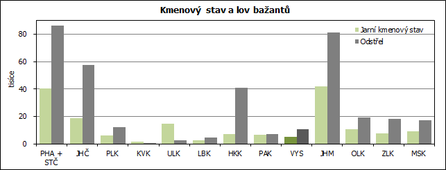 Kmenový stav a lov bažantů