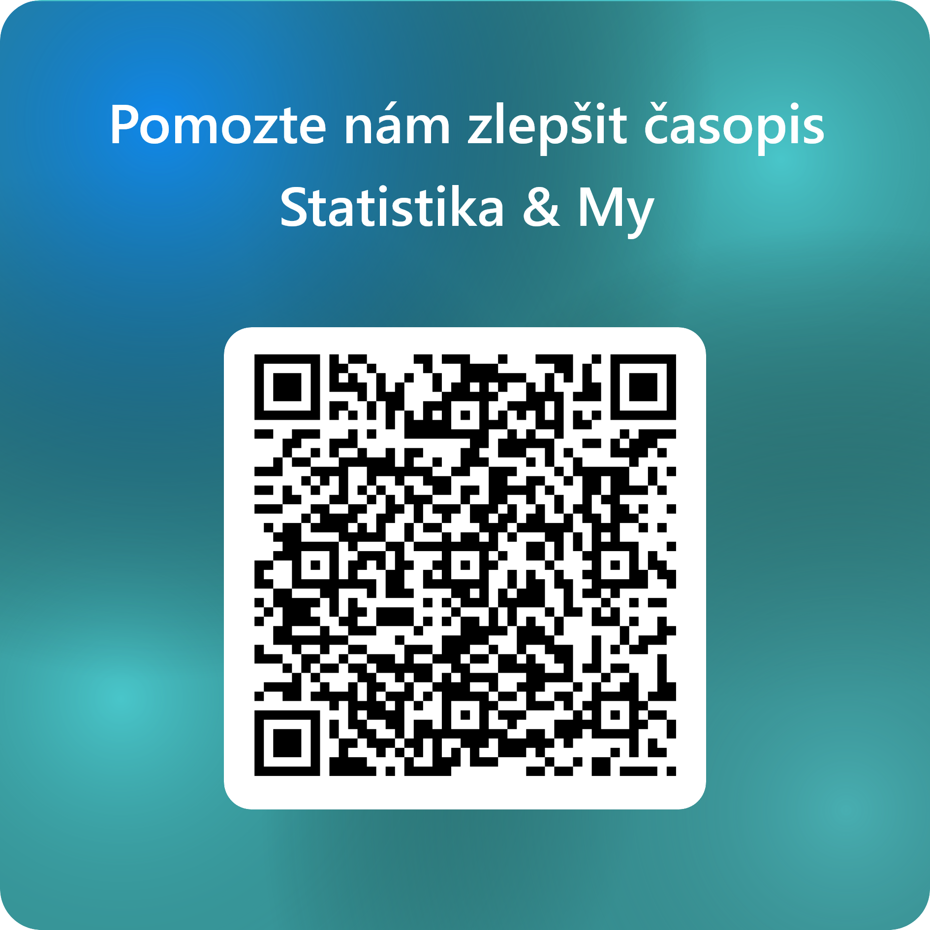 QR kód s odkazem pro přechod na anketu