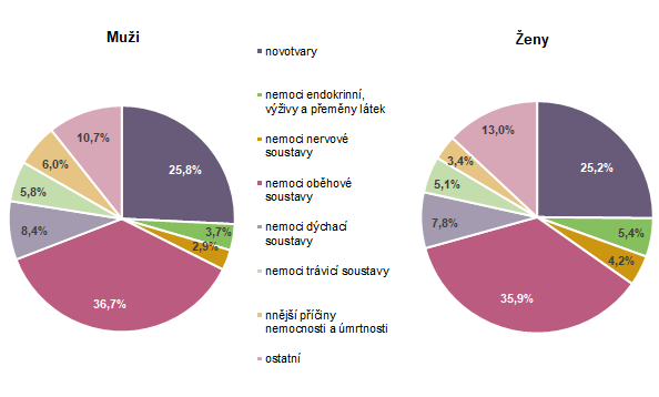Zemřelí podle příčiny v Karlovarském kraji v roce 2024
